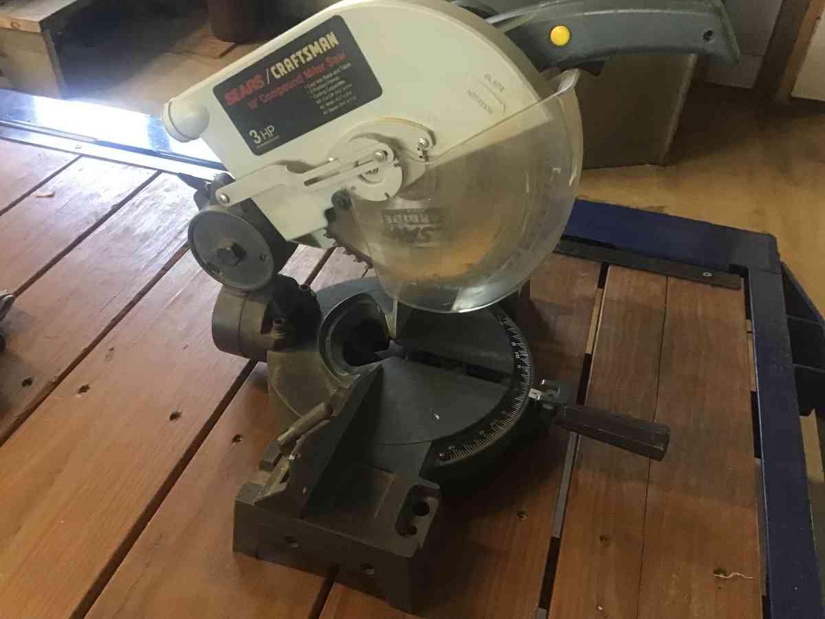 Sears Craftman compound miter saw - Benton, Kentucky - FleaMarketBay