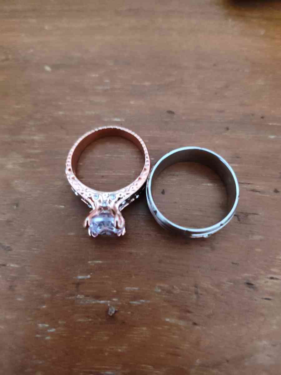 wedding set man and woman rings