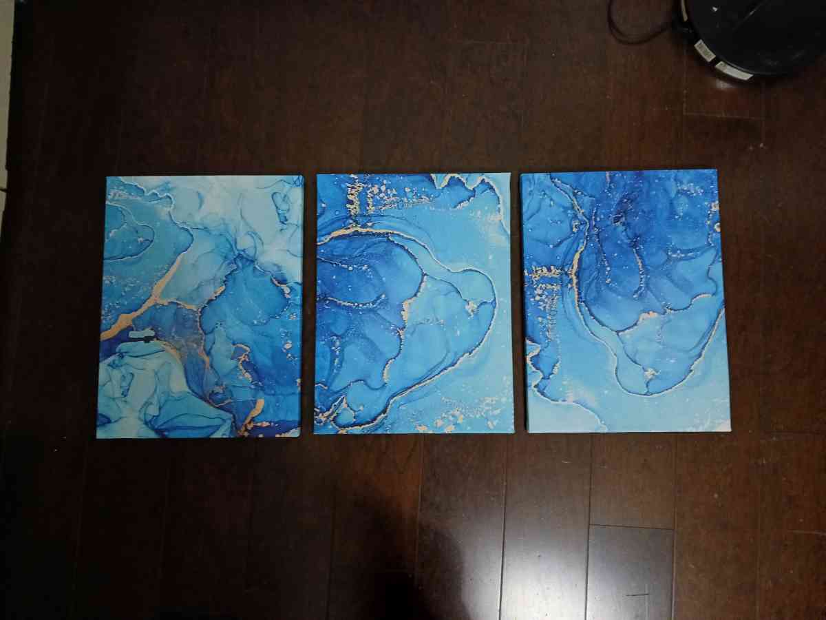 3 Matching canvas print - Indianapolis, Indiana - FleaMarketBay