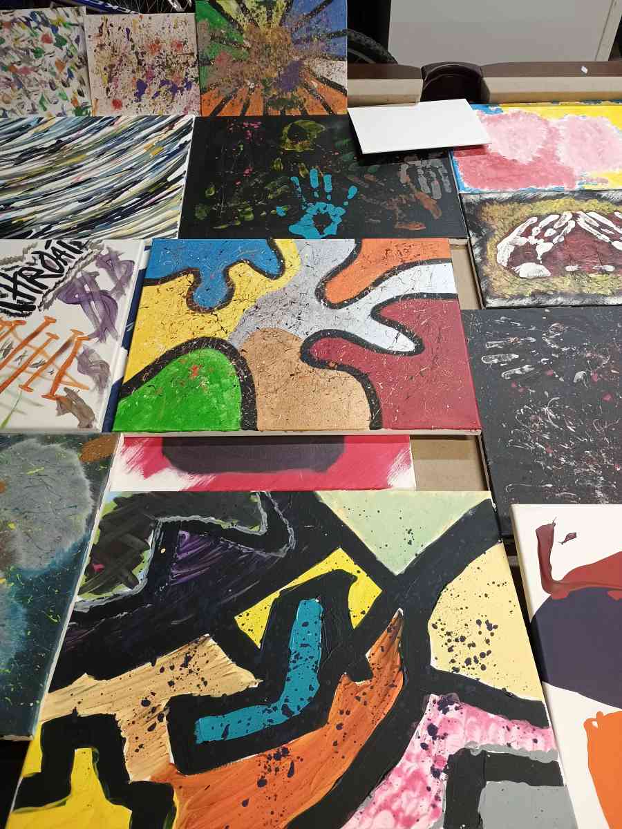 custom acrylic paintings on canvas - Terre Haute, Indiana - FleaMarketBay