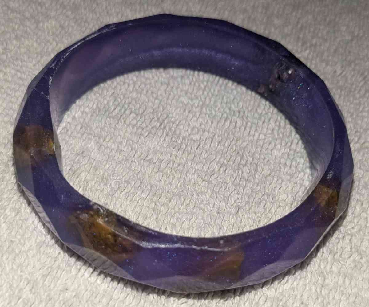 purple petrified wood bracelet - Calhan, Colorado - FleaMarketBay