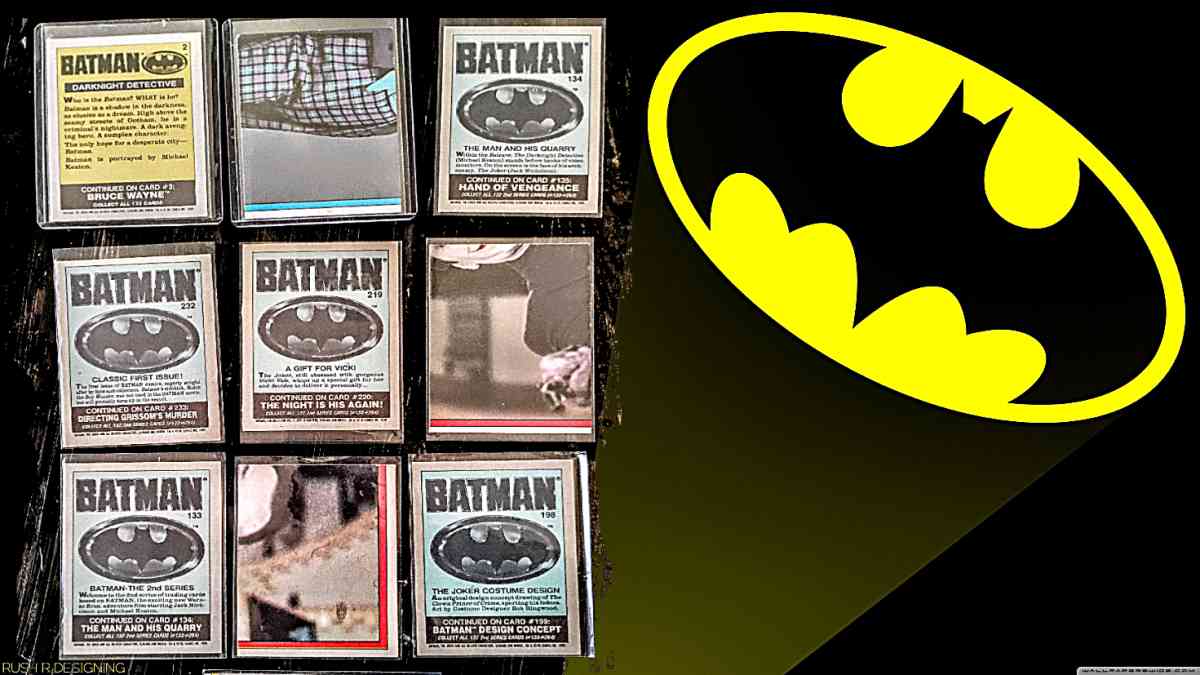 1988 bat man movie card lot - Abilene, Texas - FleaMarketBay