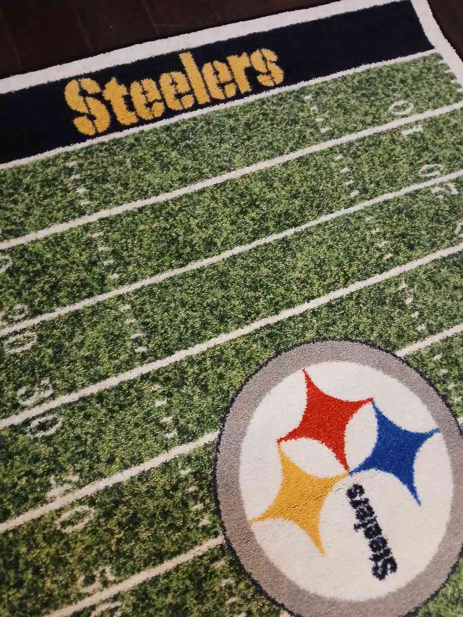 Pittsburgh Steelers field carpet 46inch by 27inch - Indianapolis, Indiana - FleaMarketBay