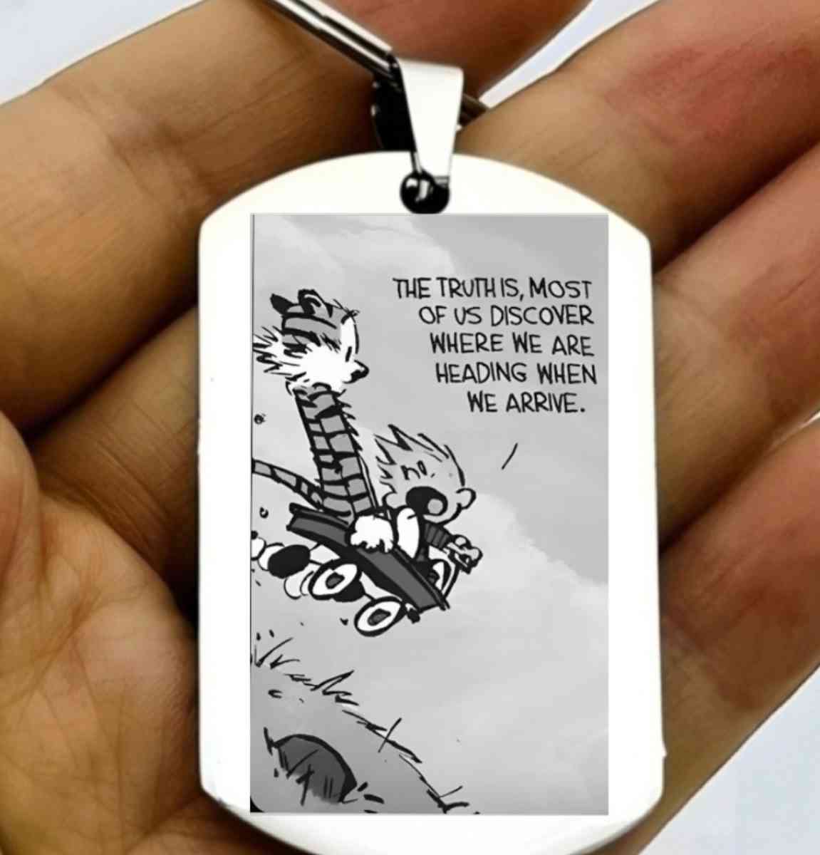 Calvin hobbes hot inspiration favorite Keychain - Diamond Bar, California
