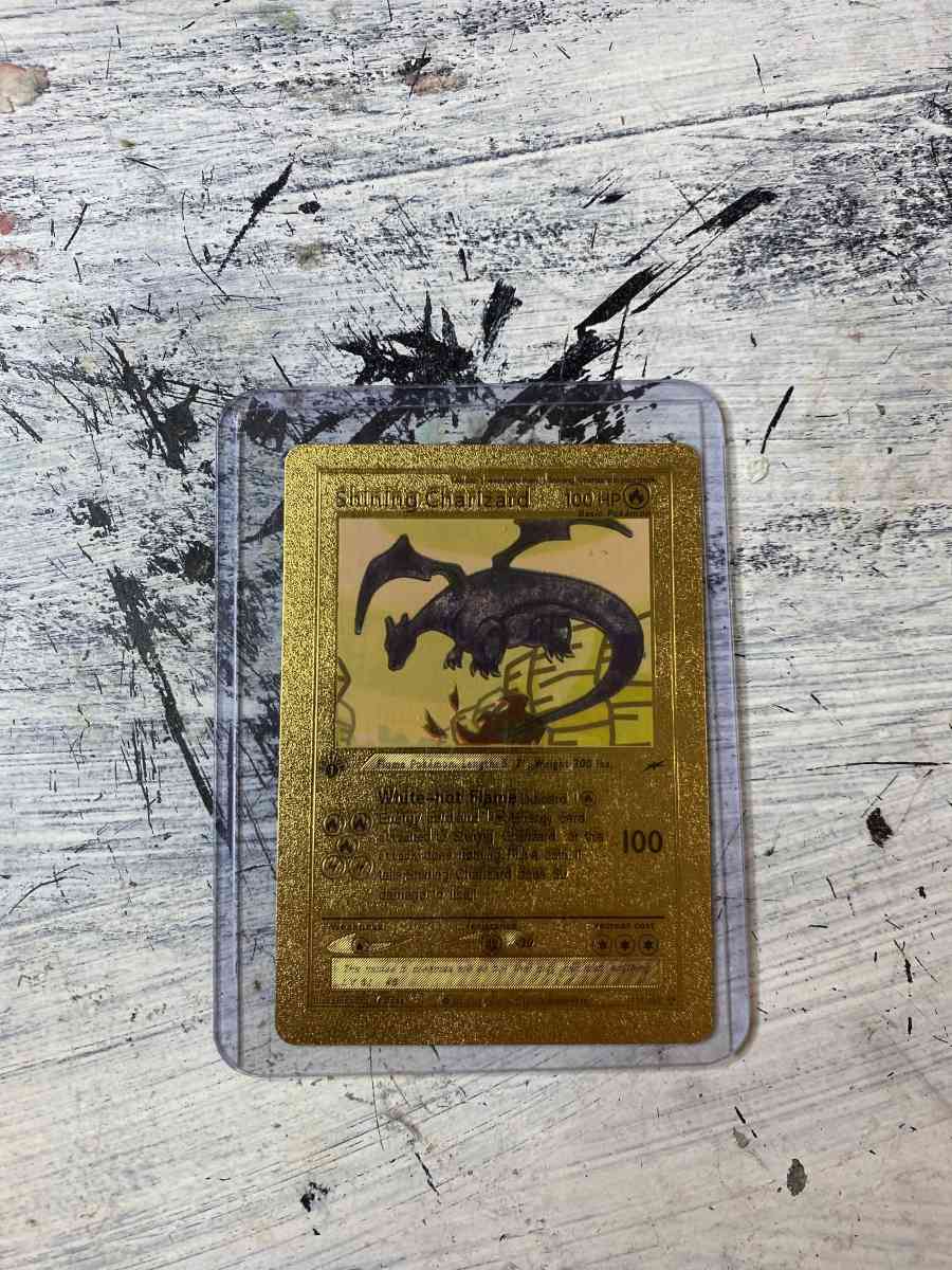 Rare Shing Charizard Solid Gold - Hattiesburg, Mississippi - FleaMarketBay