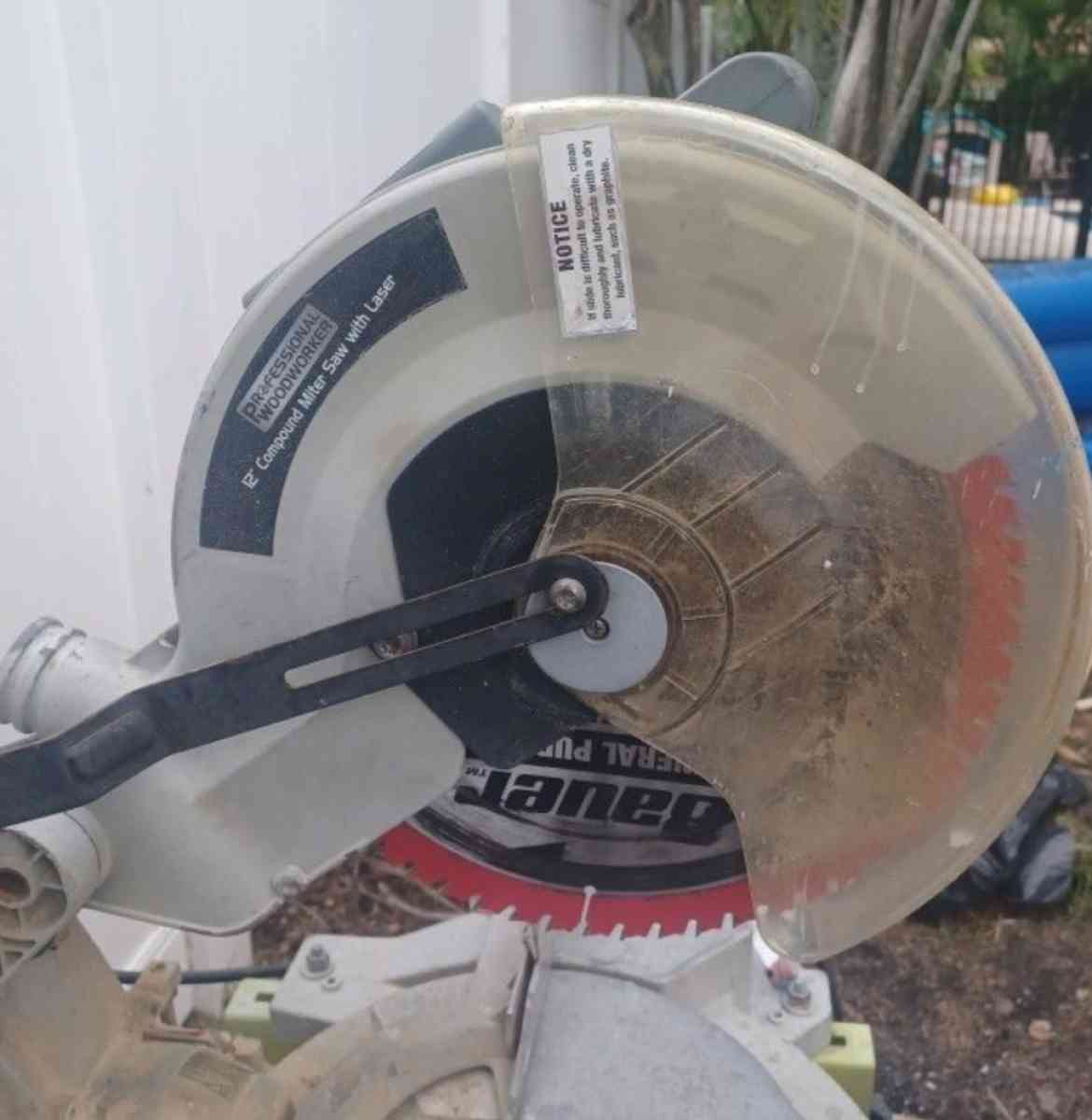15 Amp Corded 12 in DoubleBevel Compound Miter Saw - West Palm Beach, Florida - FleaMarketBay