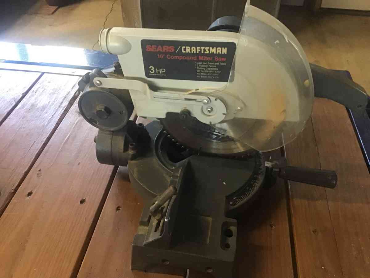 Sears Craftman compound miter saw - Benton, Kentucky - FleaMarketBay