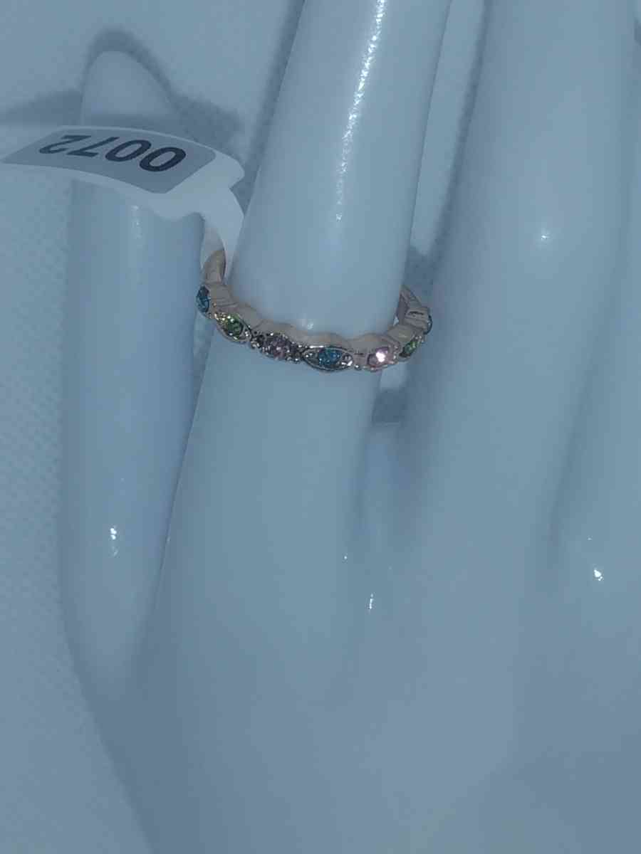 Multi Color Stones Chic Rhinestone Ring - Roanoke, Virginia - FleaMarketBay