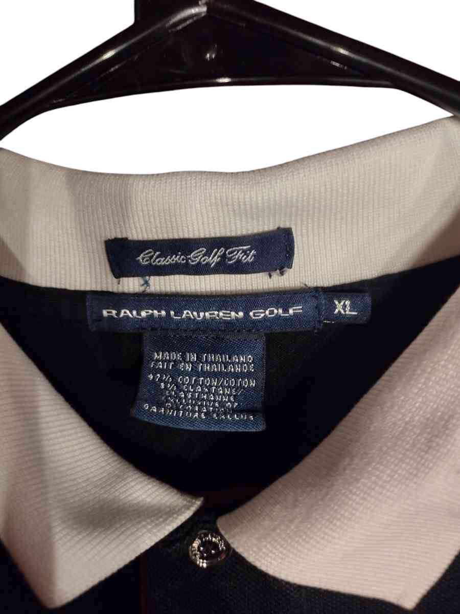 vintage black Ralph Lauren black gulf shirt - Saint Louis, Missouri - FleaMarketBay