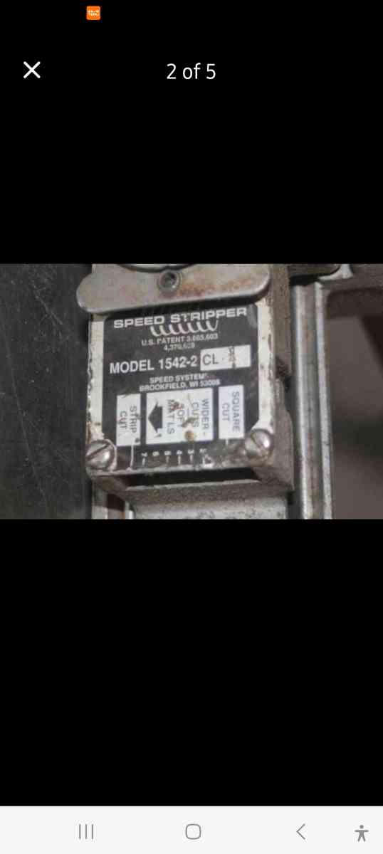 Speed Systems Insulation Stripper - Aberdeen, North Carolina - FleaMarketBay