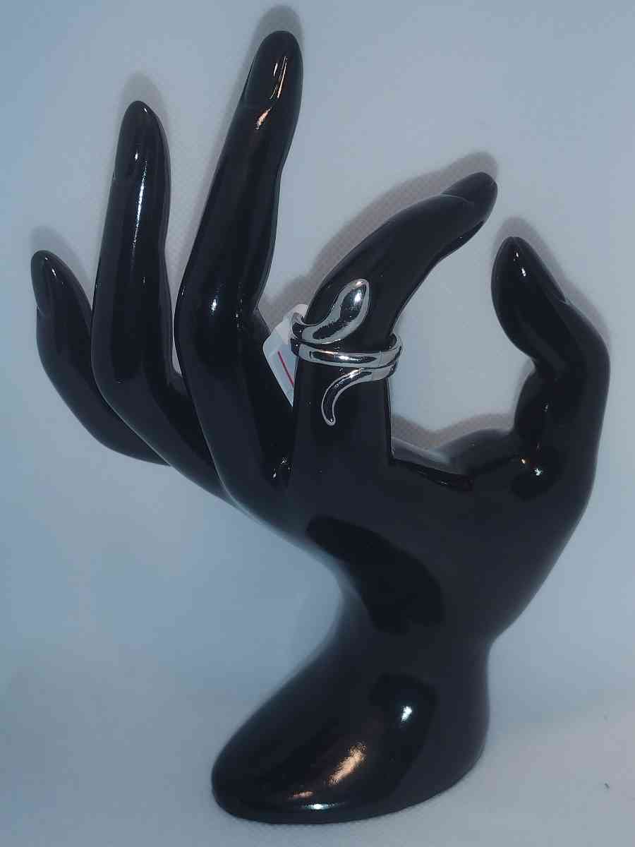 Silvery Coiled Snake Ring RG - Roanoke, Virginia