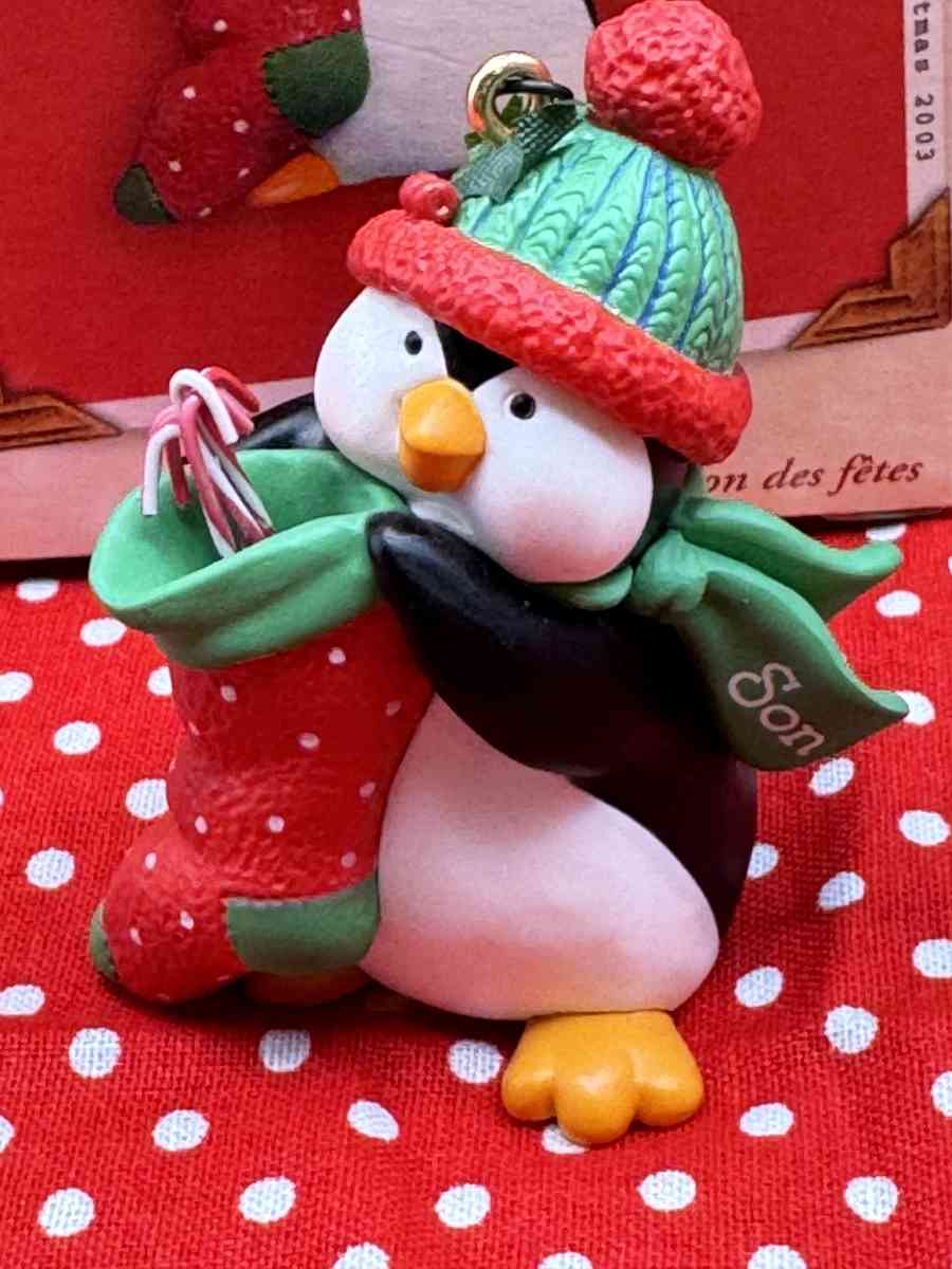 2020HMT 2003 Hallmark Keepsake Ornament Son Penguin with Sto - Gallatin, Tennessee - FleaMarketBay