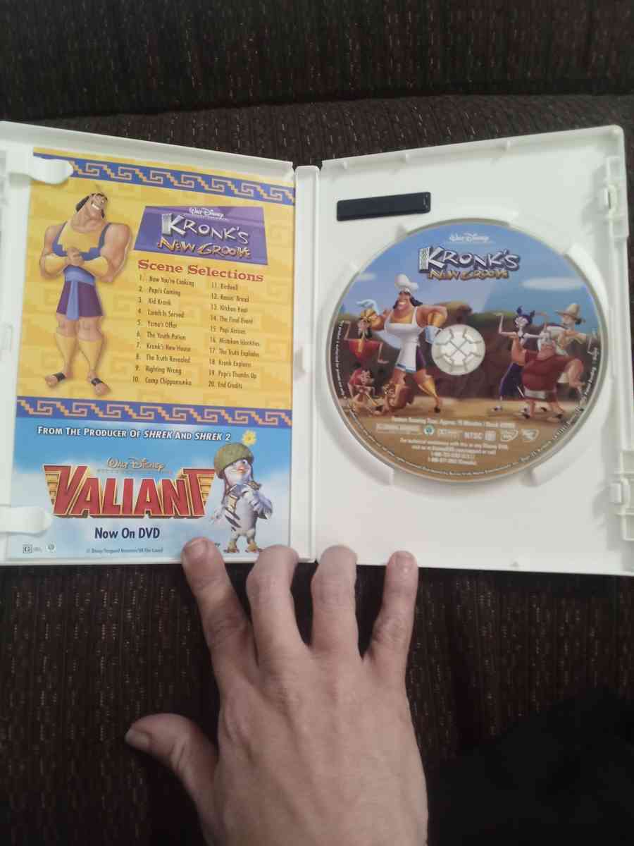 Walt Disneys Kronks New Groove Dvd - Demopolis, Alabama - FleaMarketBay