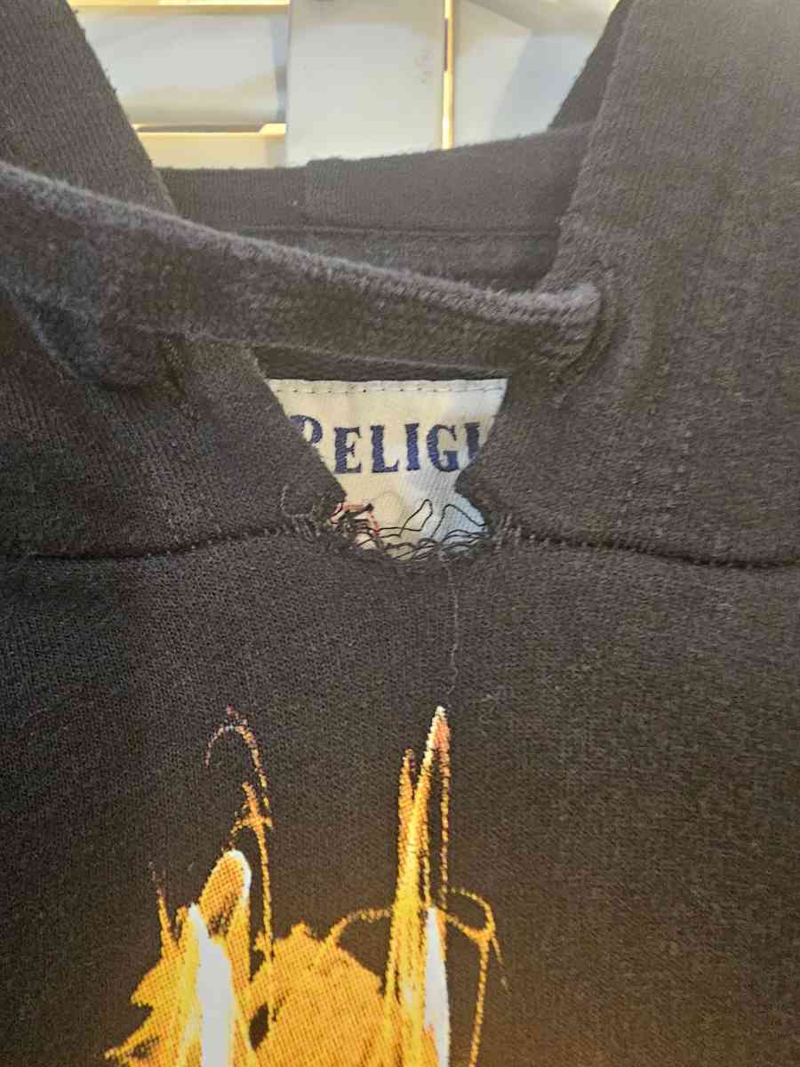 True Religion Black Hoodie XL - Indianapolis, Indiana - FleaMarketBay
