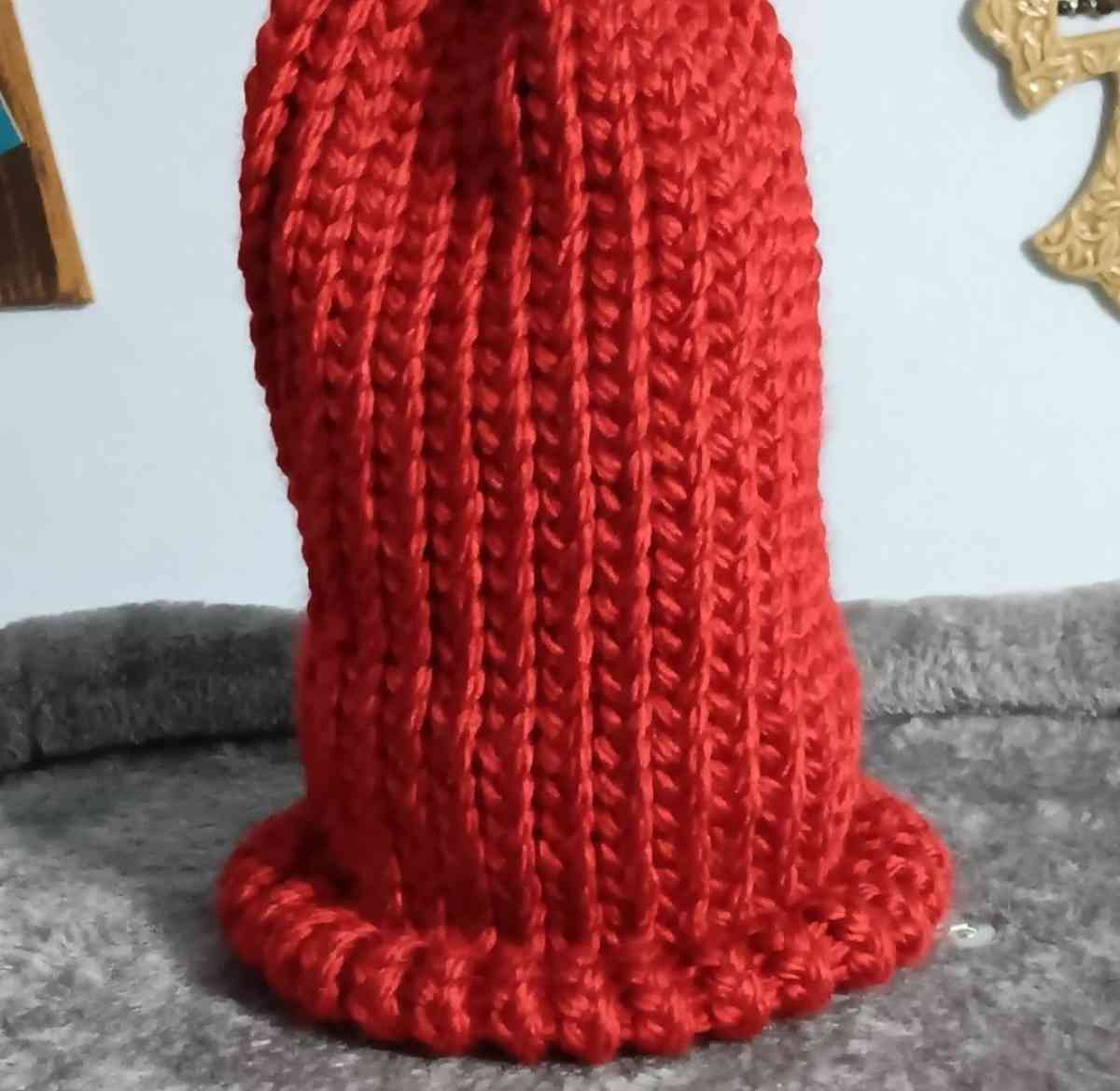 Red Knitted Toddler Beanie - Nashville, Arkansas - FleaMarketBay