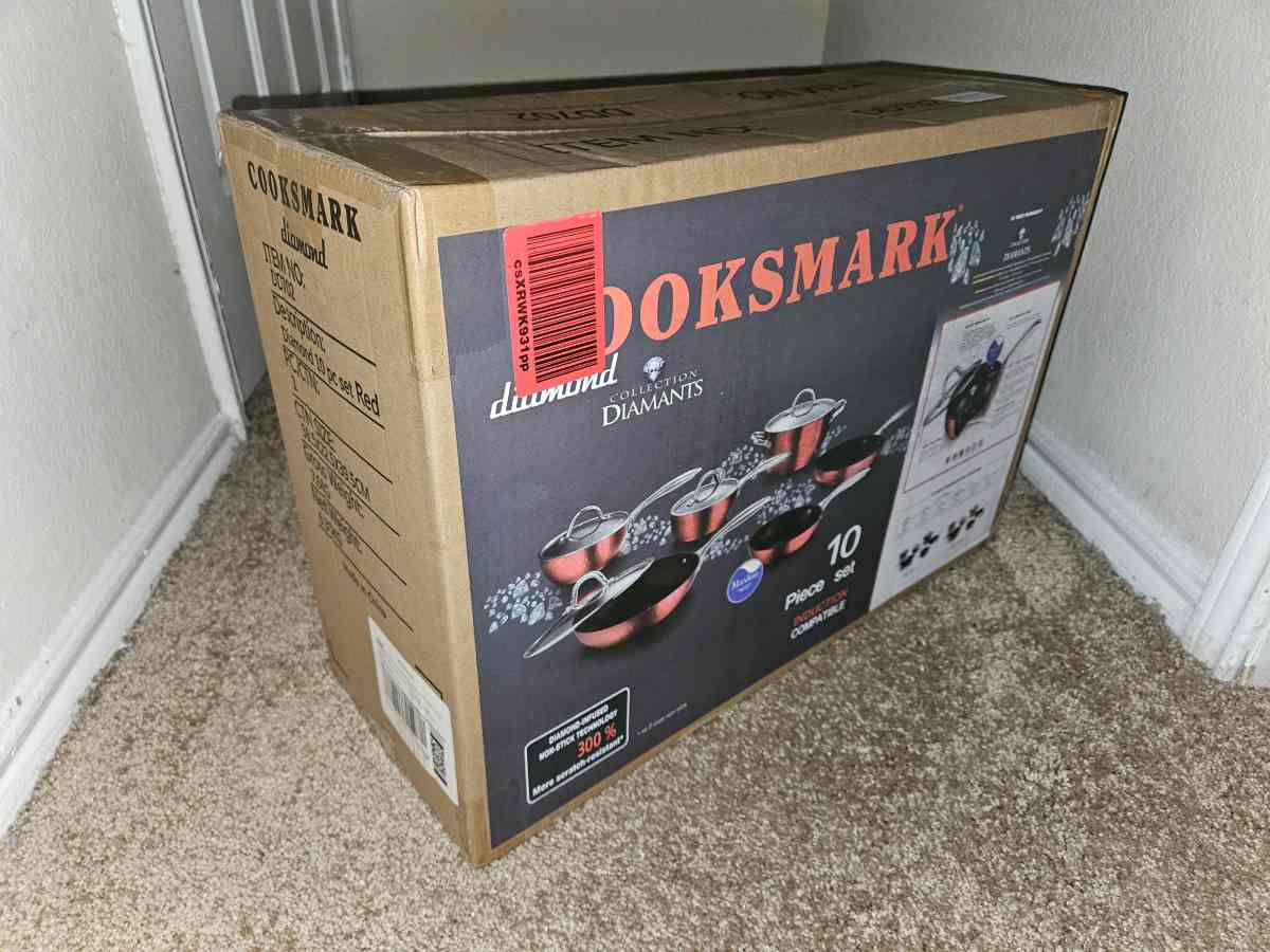 Brand New Nonstick Red Pots and Pans Set - Tampa, Florida - FleaMarketBay