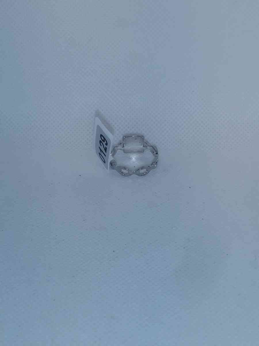 Black Square Chain Retro Geometric Ring - Roanoke, Virginia - FleaMarketBay