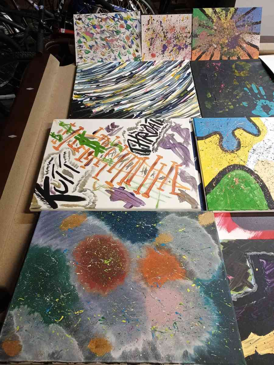 custom acrylic paintings on canvas - Terre Haute, Indiana - FleaMarketBay