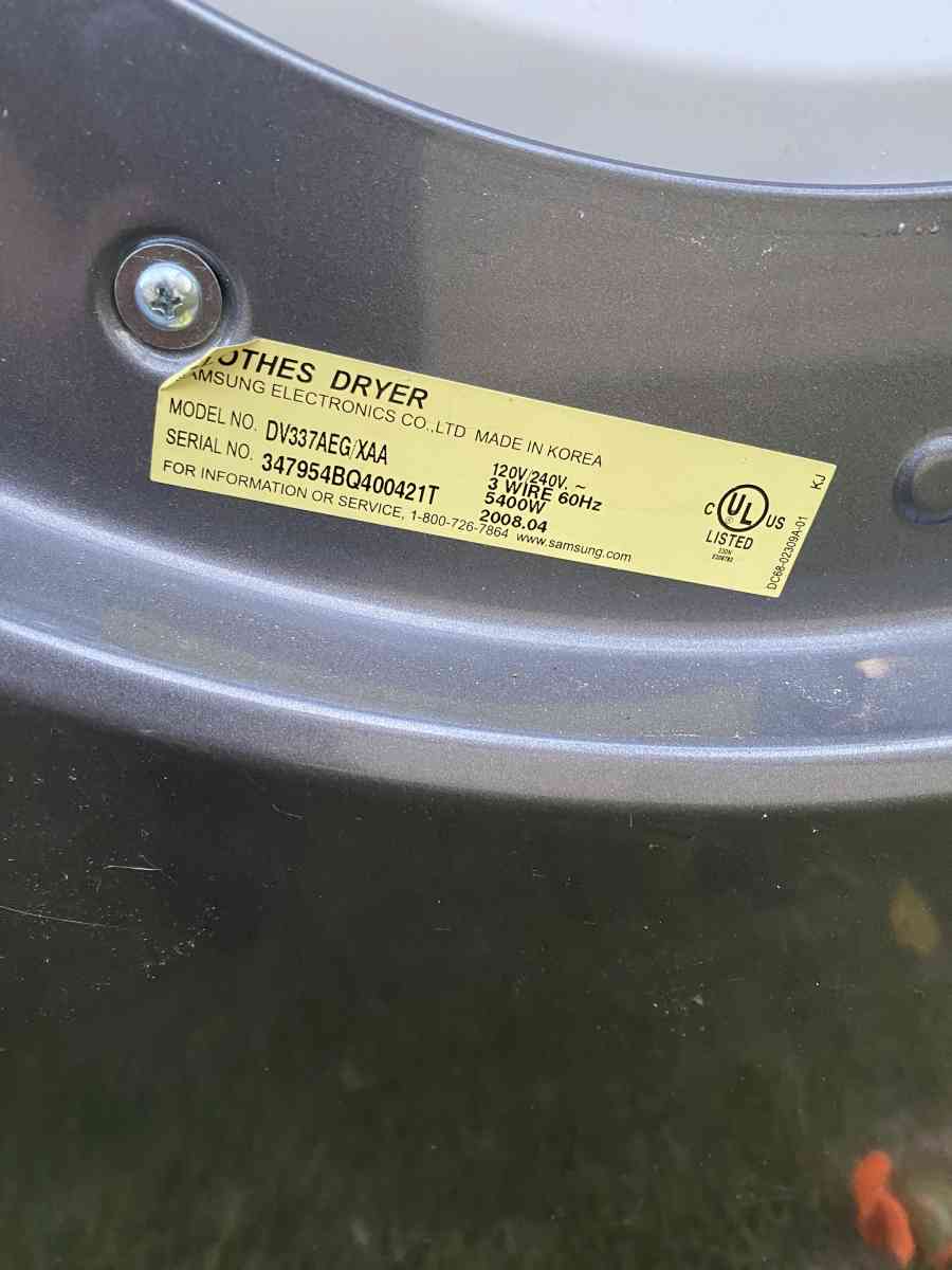 Samsungs Dryer  Pedestal DV337AEGXAA - Huntsville, Alabama - FleaMarketBay