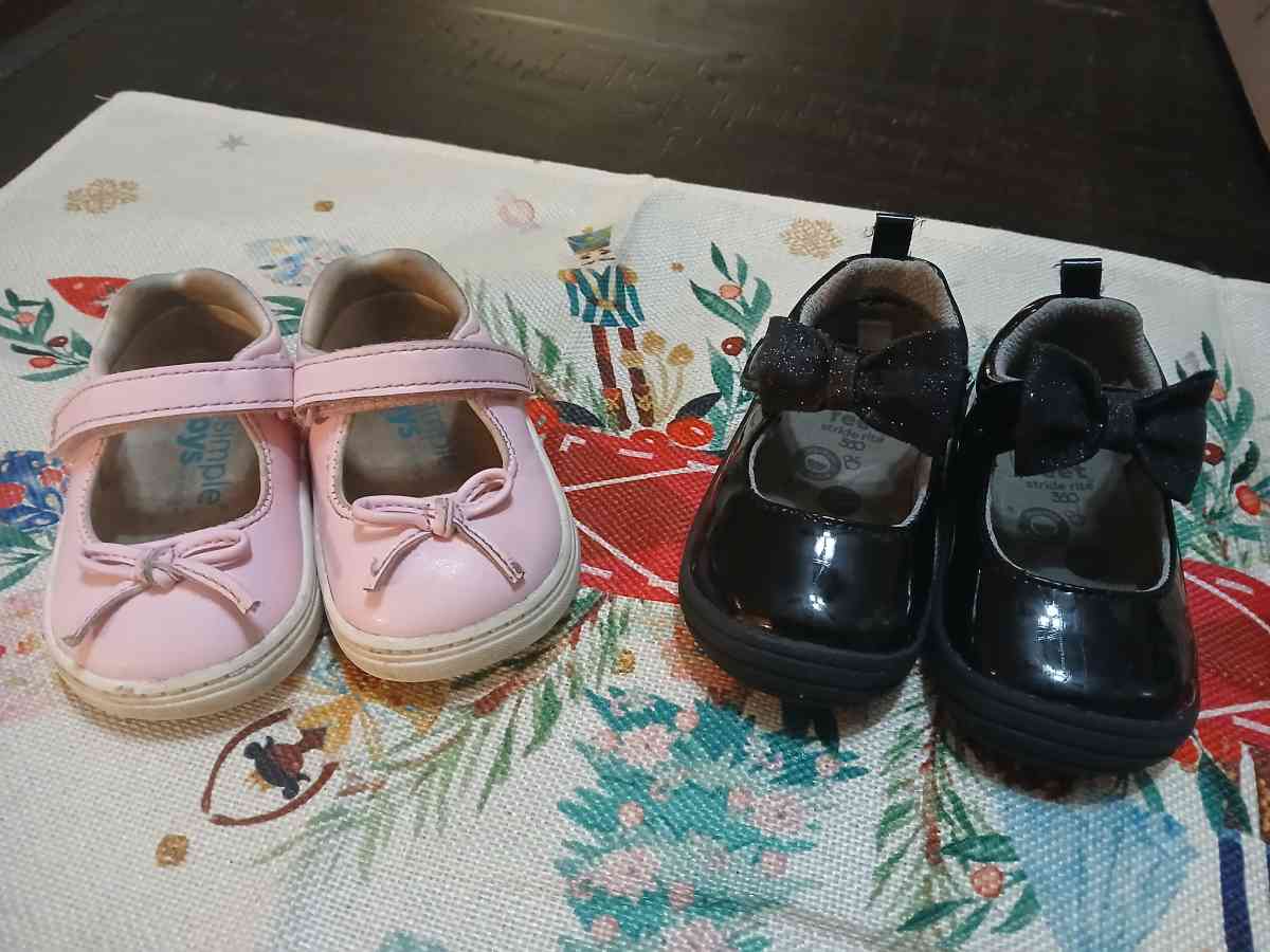 2 pairs of baby shoes size 3 - Indianapolis, Indiana