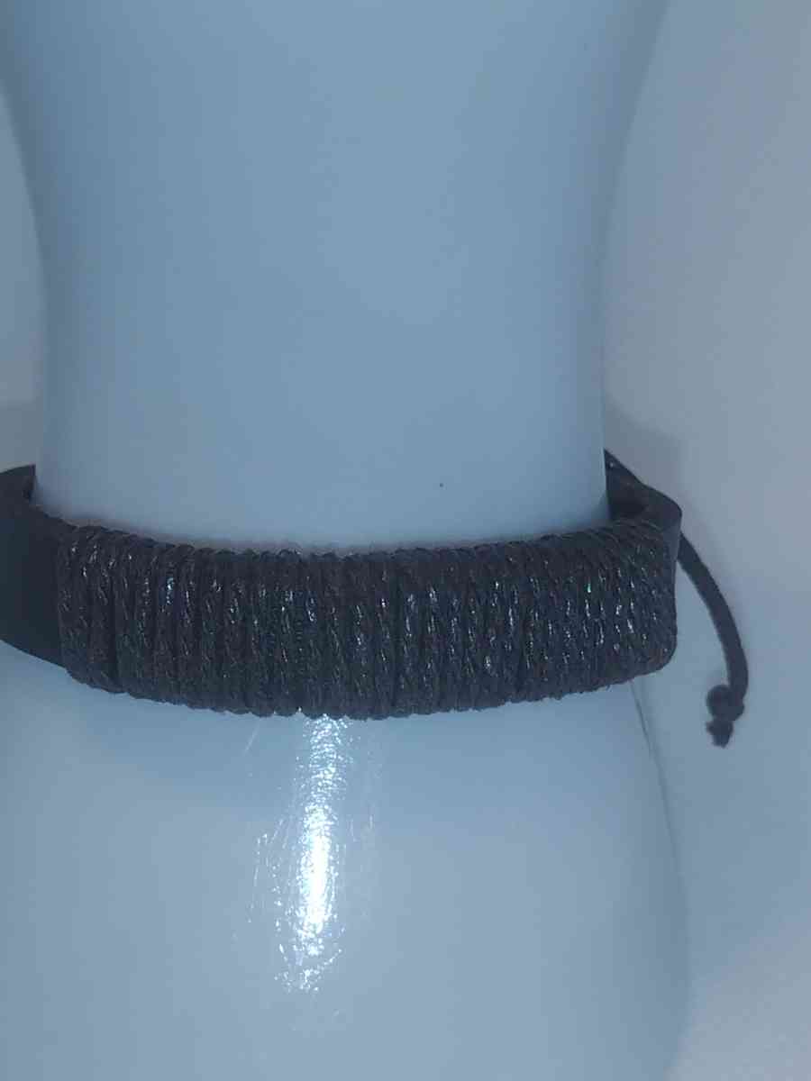 Faux Leather Bracelet wrapped brown - Roanoke, Virginia - FleaMarketBay