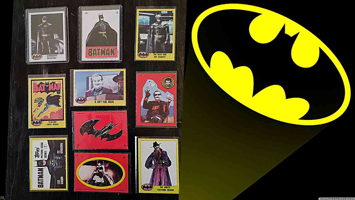 1988 bat man movie card lot - Abilene, Texas