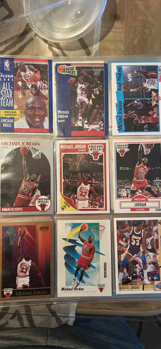 2 sets of 9 michael jordan basketball cards 91 92 - Springtown, Texas - FleaMarketBay
