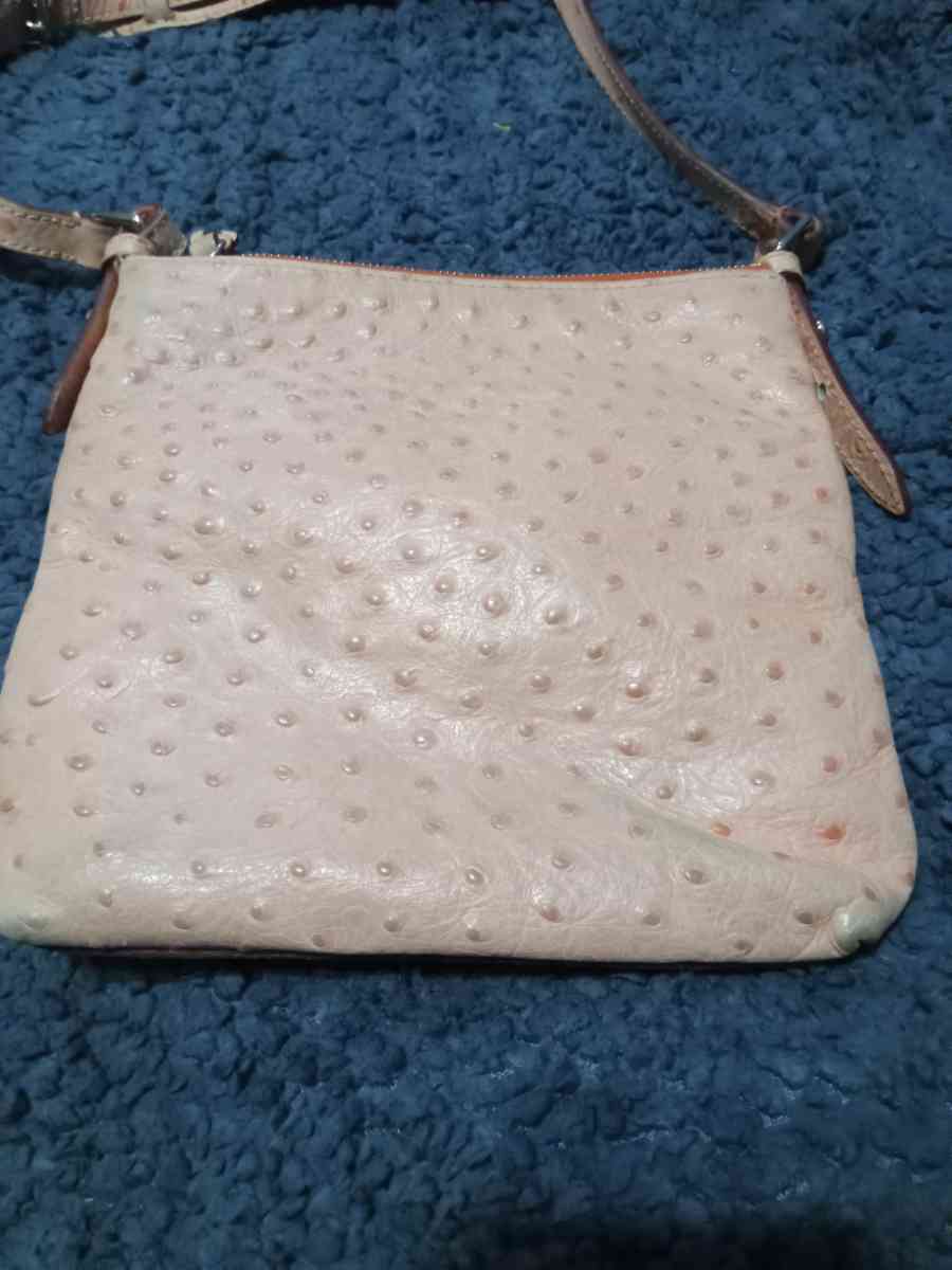 Dooney and Bourke Pink Ostrich Leather Bag - Brentwood, California