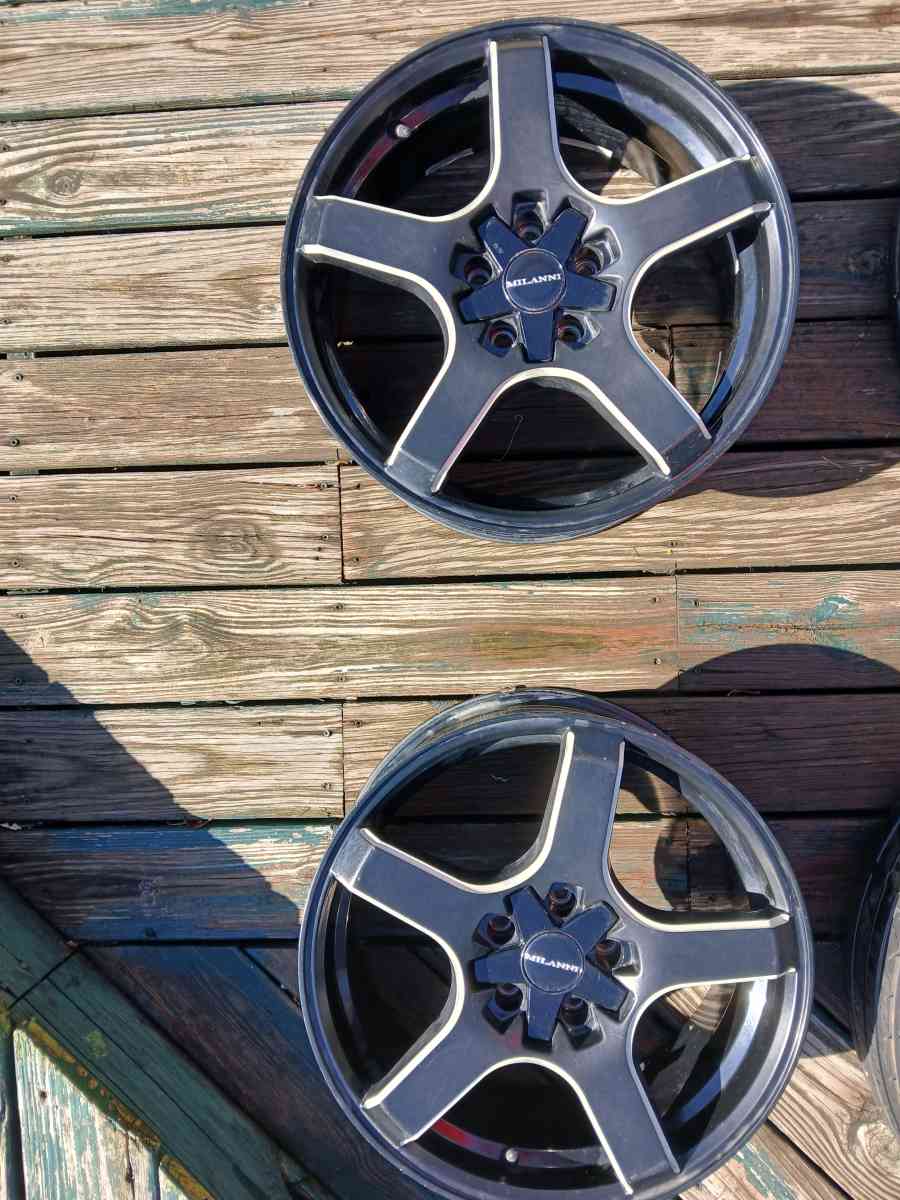 4 Milanni wheels - Indianapolis, Indiana - FleaMarketBay
