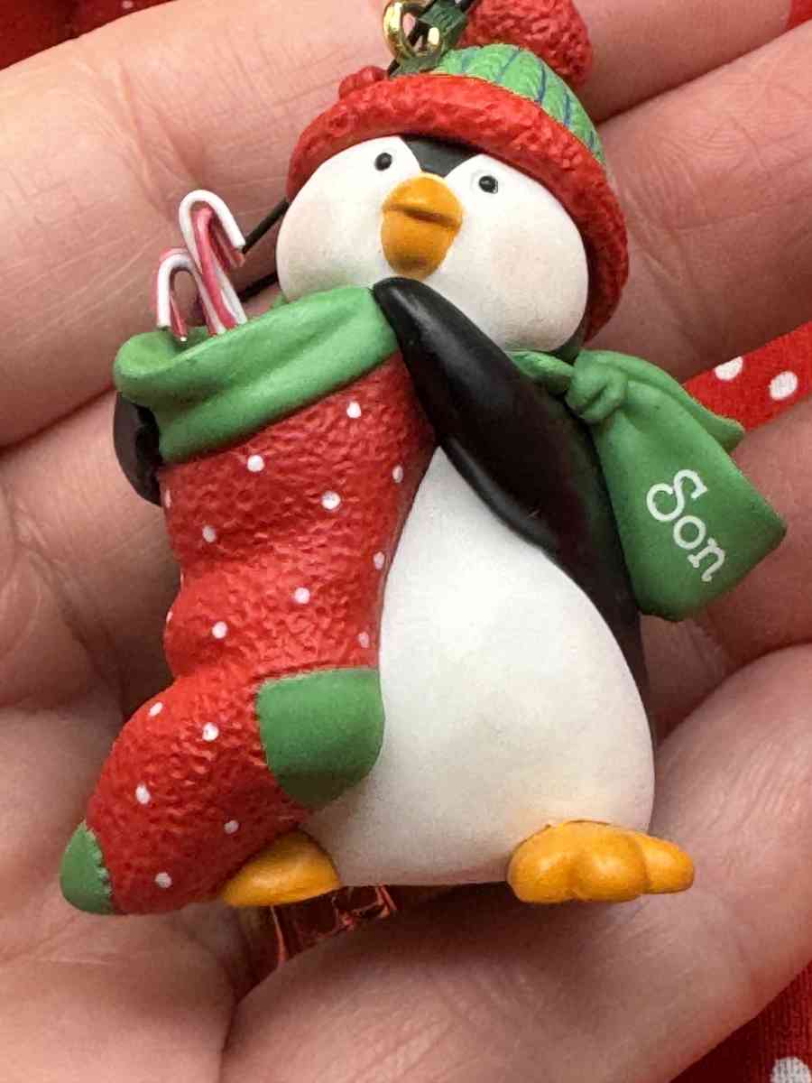 2020HMT 2003 Hallmark Keepsake Ornament Son Penguin with Sto - Gallatin, Tennessee - FleaMarketBay
