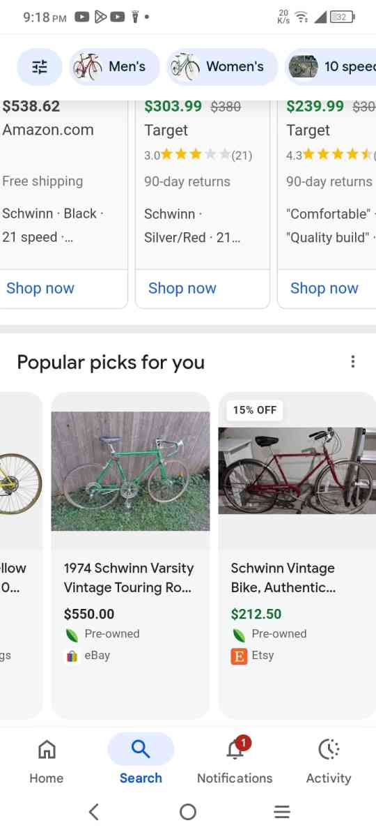 Schwinn Varsity Bike - San Bernardino, California - FleaMarketBay