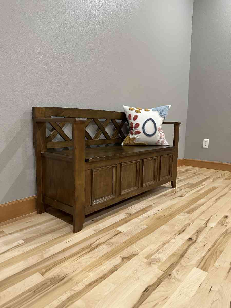 Amherst Entryway WoodStorage Bench - Portland, Oregon - FleaMarketBay