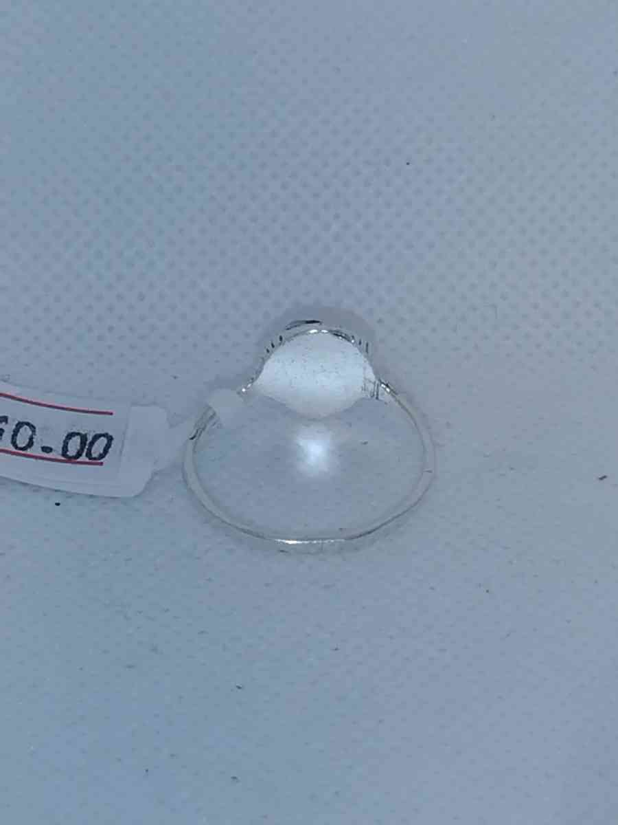 Purple Teardrop Silver Ring - Roanoke, Virginia - FleaMarketBay