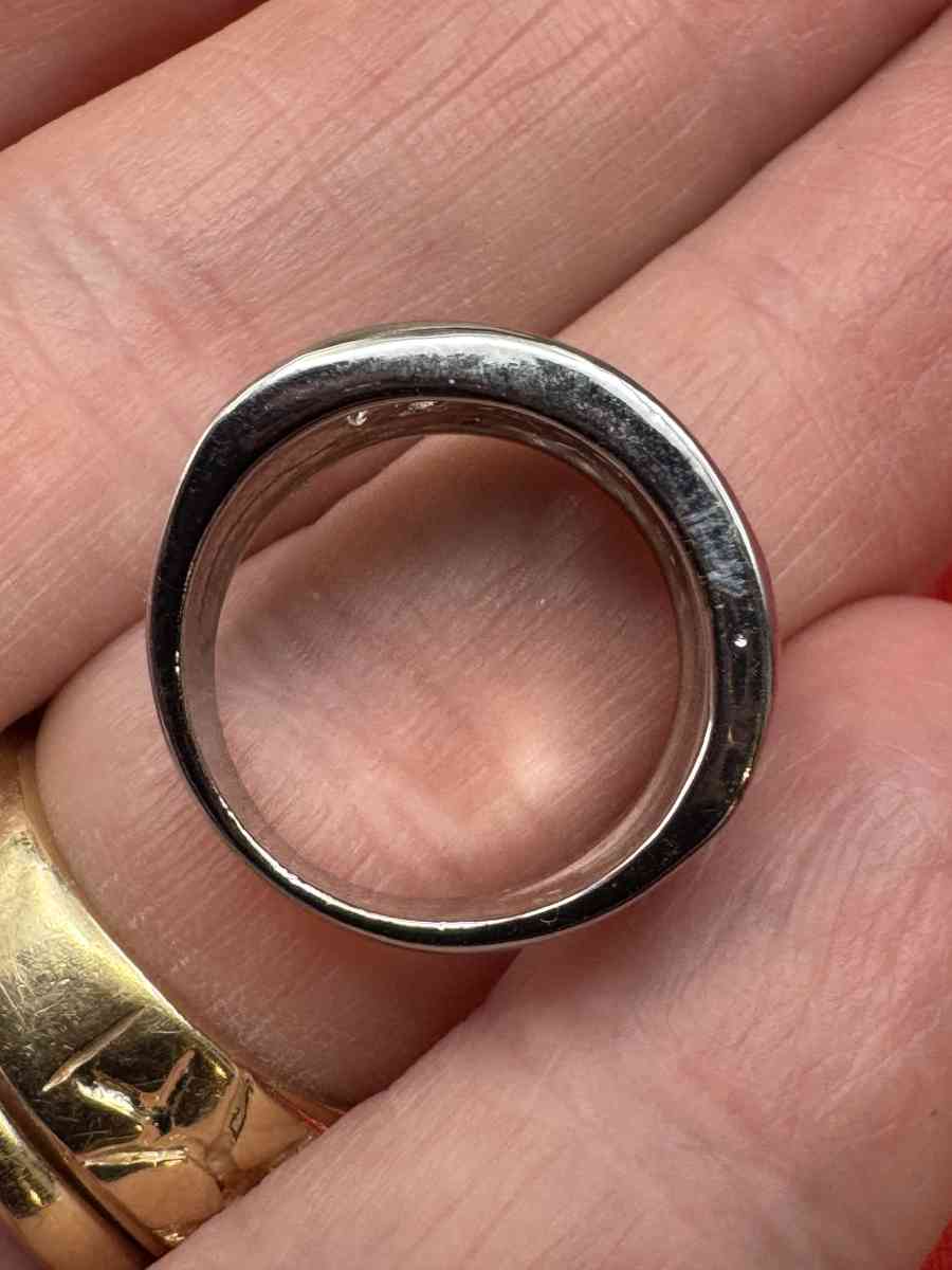 2034PTT Stainless With Rhinestones Nana Band Ring - Gallatin, Tennessee - FleaMarketBay