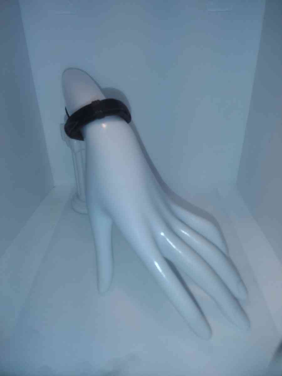 Faux Leather Bracelet criss cross brown - Roanoke, Virginia