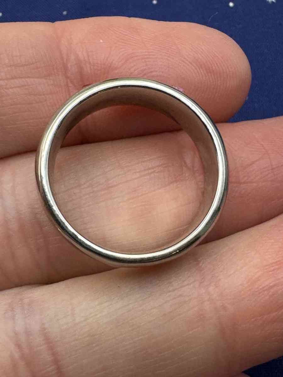 2016 New Stainless Steel  Silver Band Shiny Rhinestones  Rin - Gallatin, Tennessee - FleaMarketBay