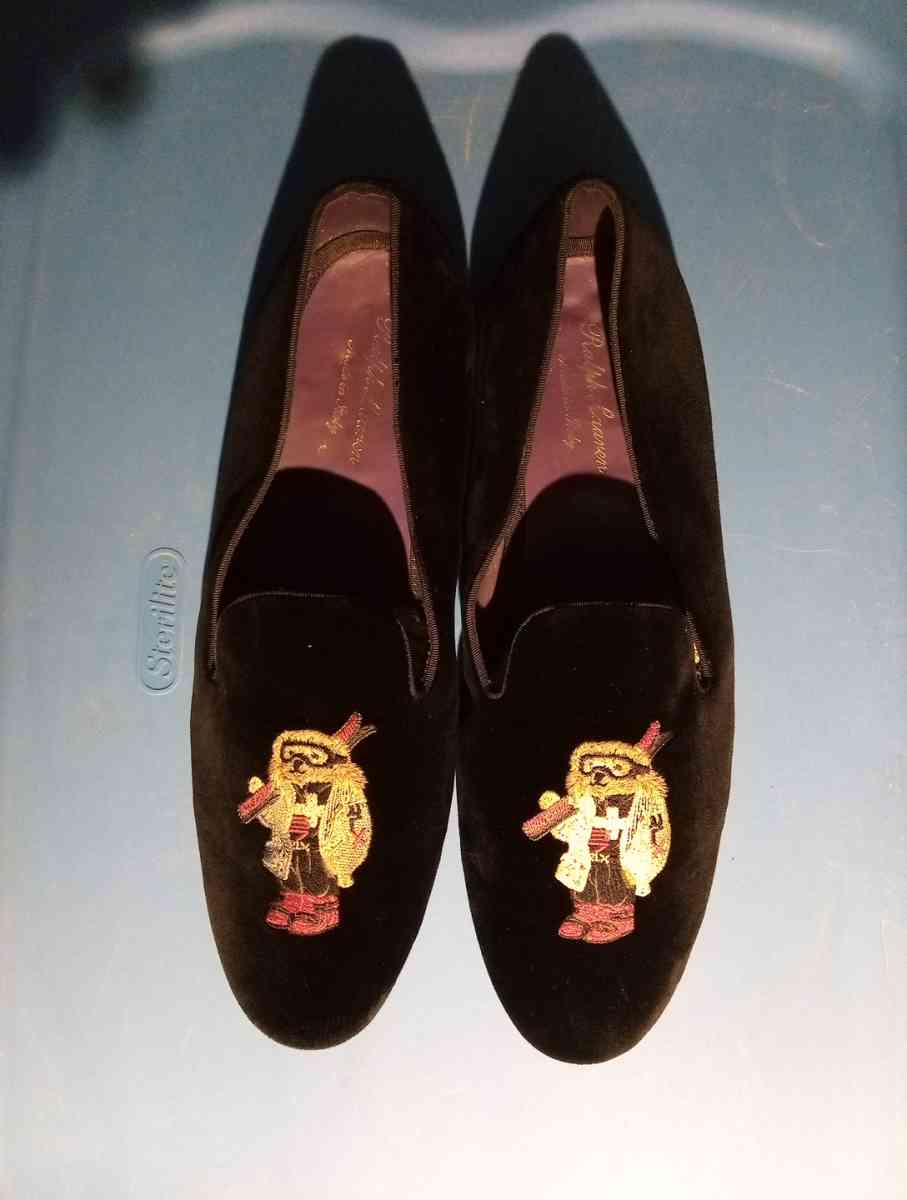 Ralph Lauren Purple Label Alonzo Ski Bear Slippers size 11 - Marion, North Carolina - FleaMarketBay