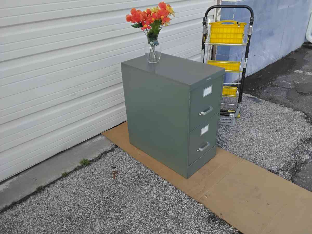 Well Made Light Green Filling Cabinet Very Clean Like New - Williamstown, New Jersey - FleaMarketBay