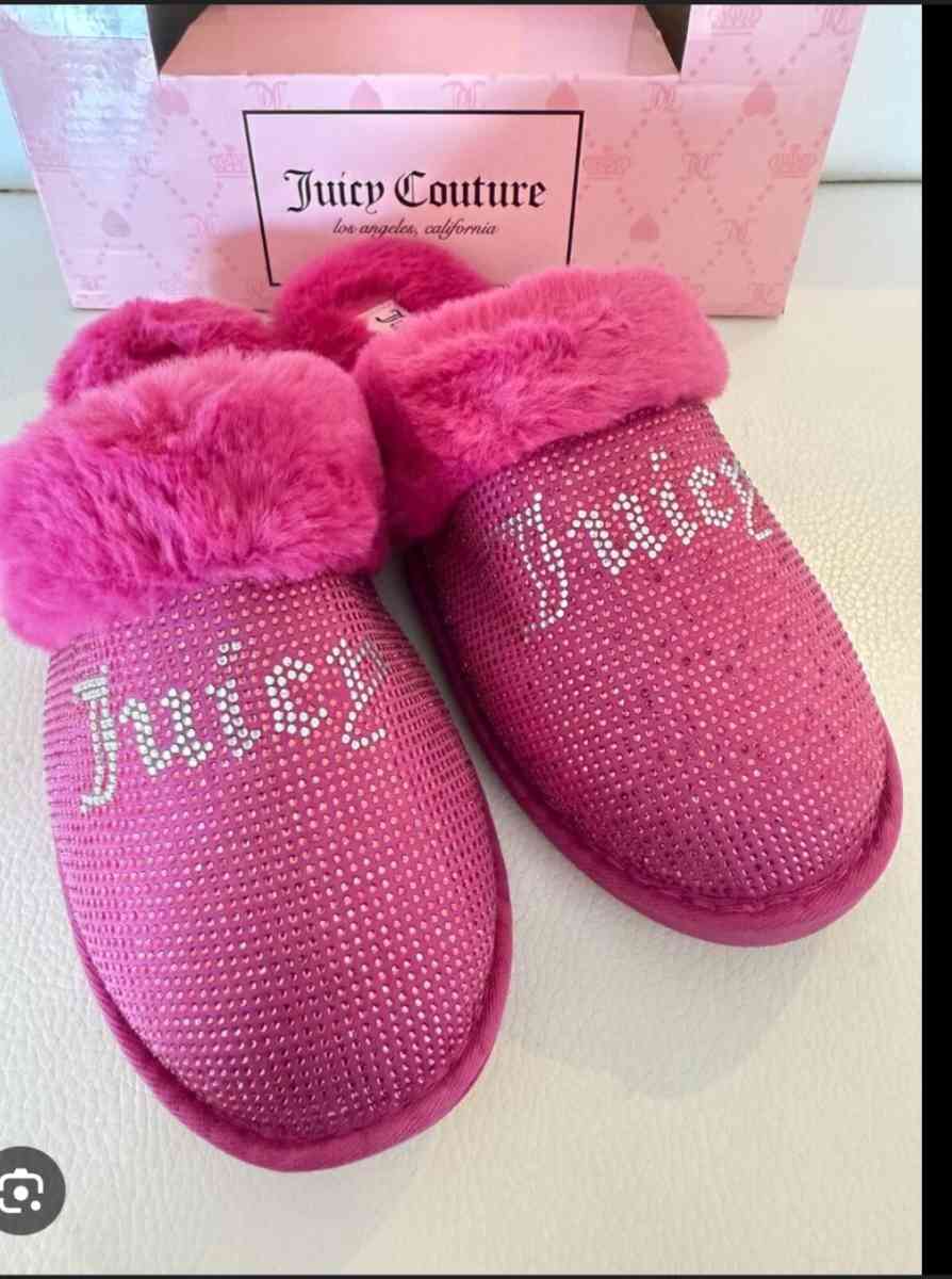juicy couture pink slipers brand new - Lynnwood, Washington - FleaMarketBay
