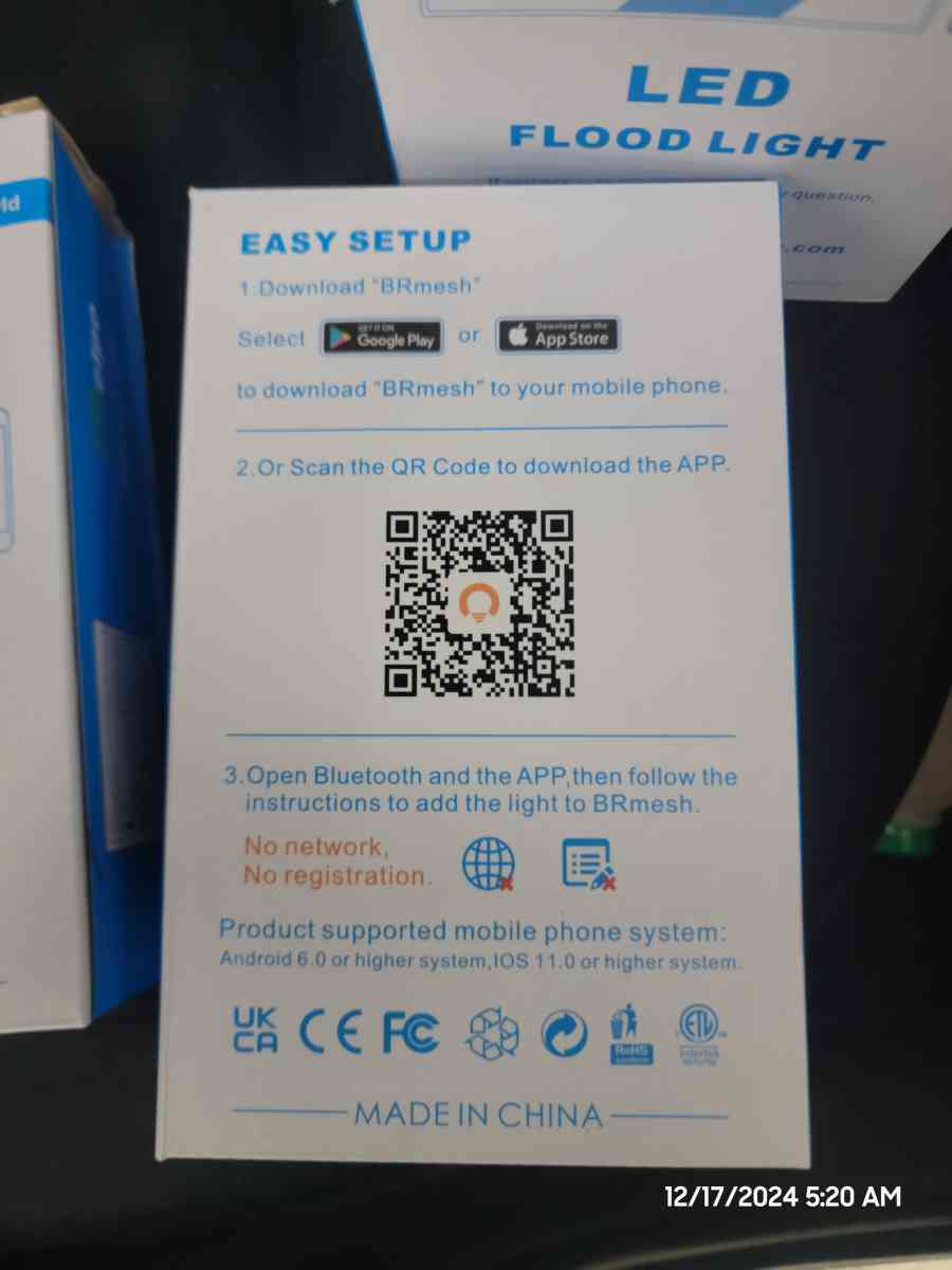 Color Changing LED Flood Lights  Bluetooth - Levittown, Pennsylvania - FleaMarketBay