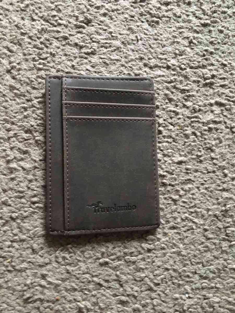 Brand New Travelambo slim wallet all leather - Newport Beach, California