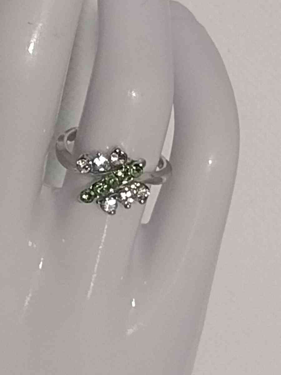 Green Dragonfly Silvery Ring - Roanoke, Virginia