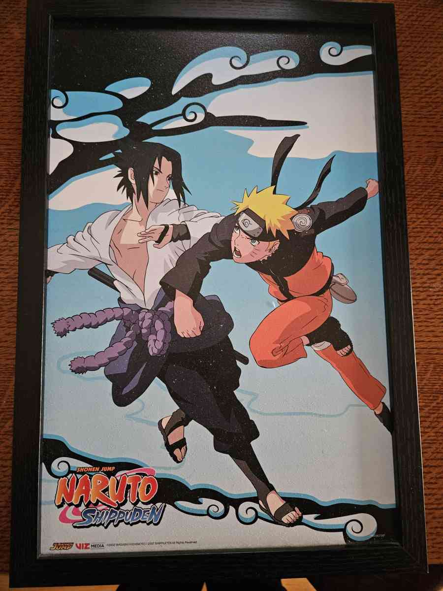 Naruto Shippuden Framed Poster - Chicago, Illinois