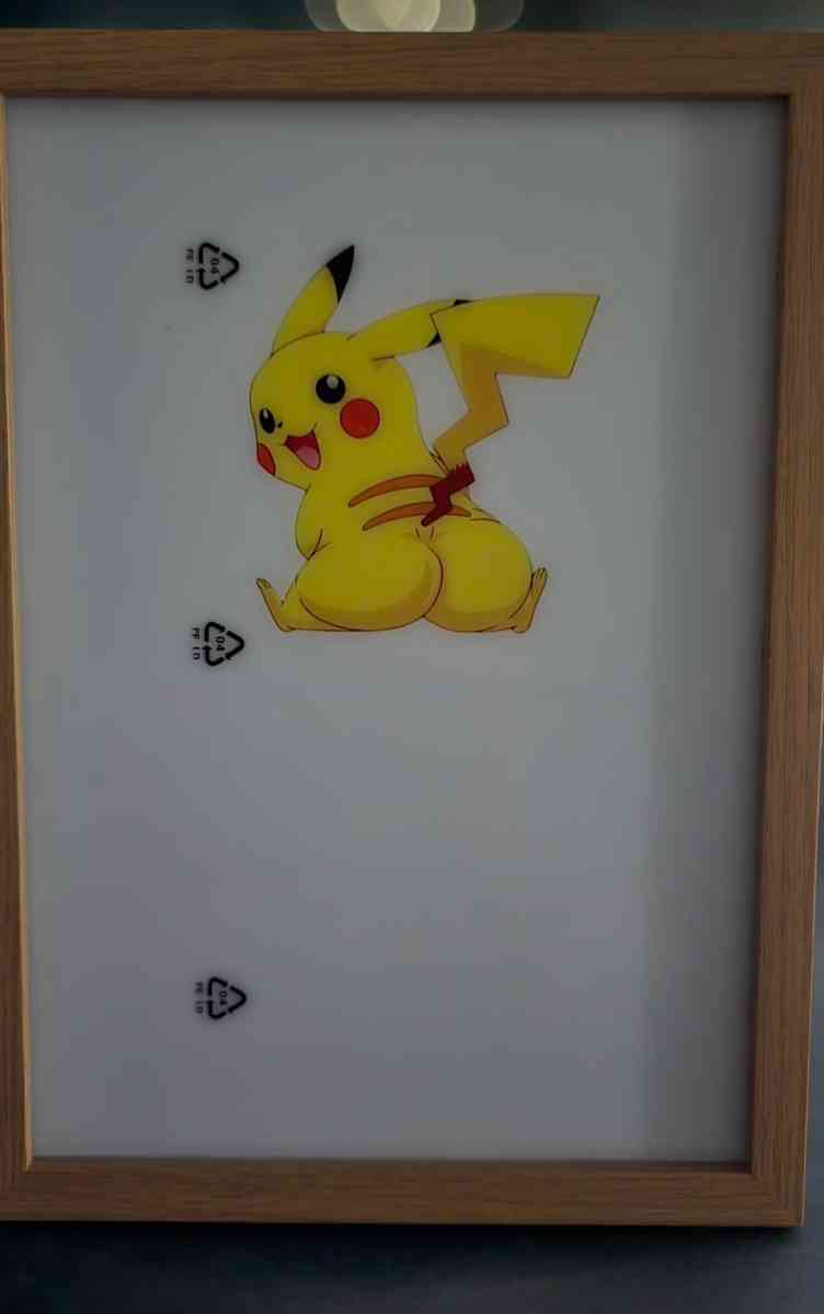 Thicc Pikachu Art Lamp