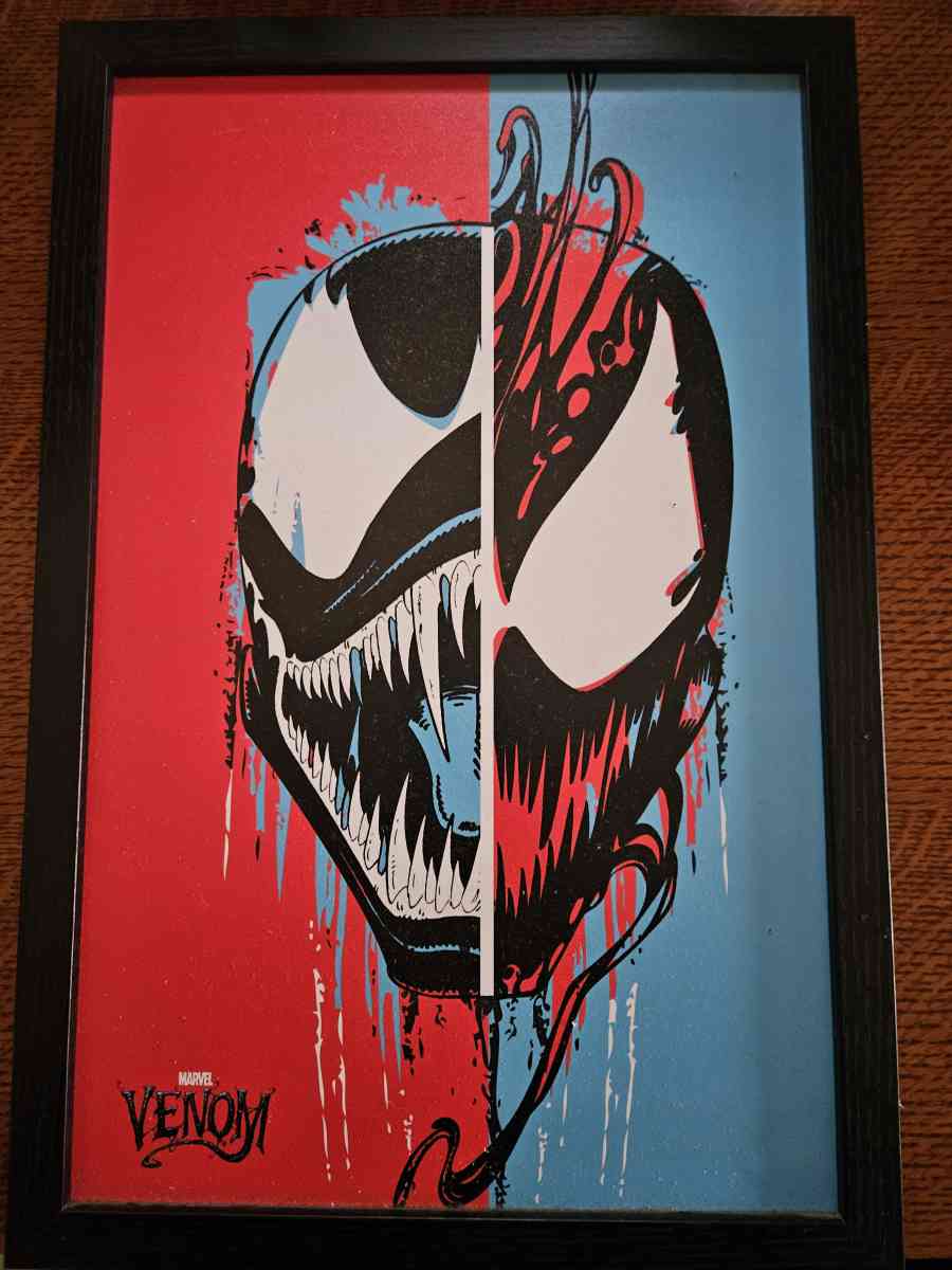 Framed Venom and Carnage Print - Chicago, Illinois