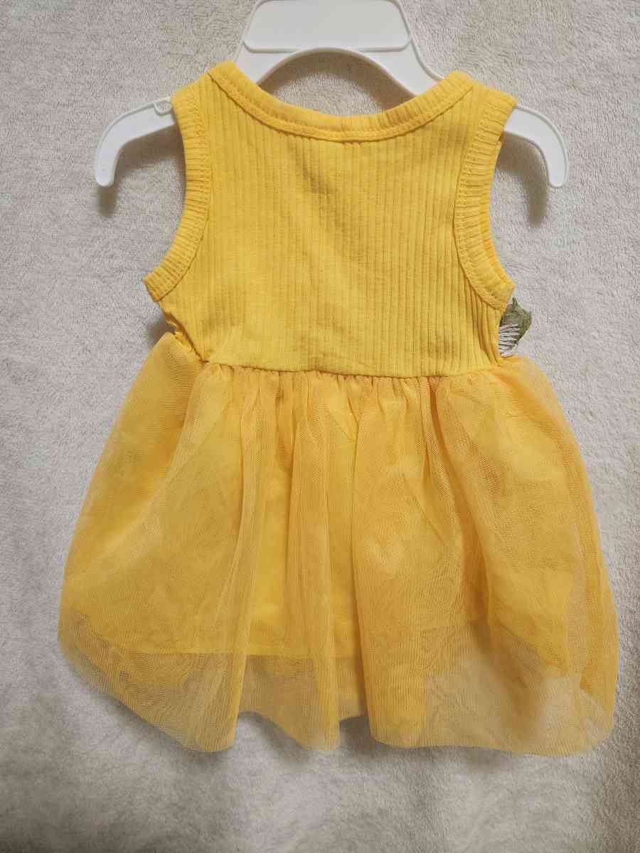 3 to 6 Months Baby Girls Yellow Dress - Kansas City, Missouri - FleaMarketBay