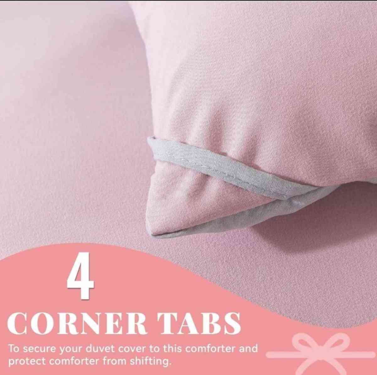 PinkGray Comforter Set  Twin - Louisville, Kentucky - FleaMarketBay