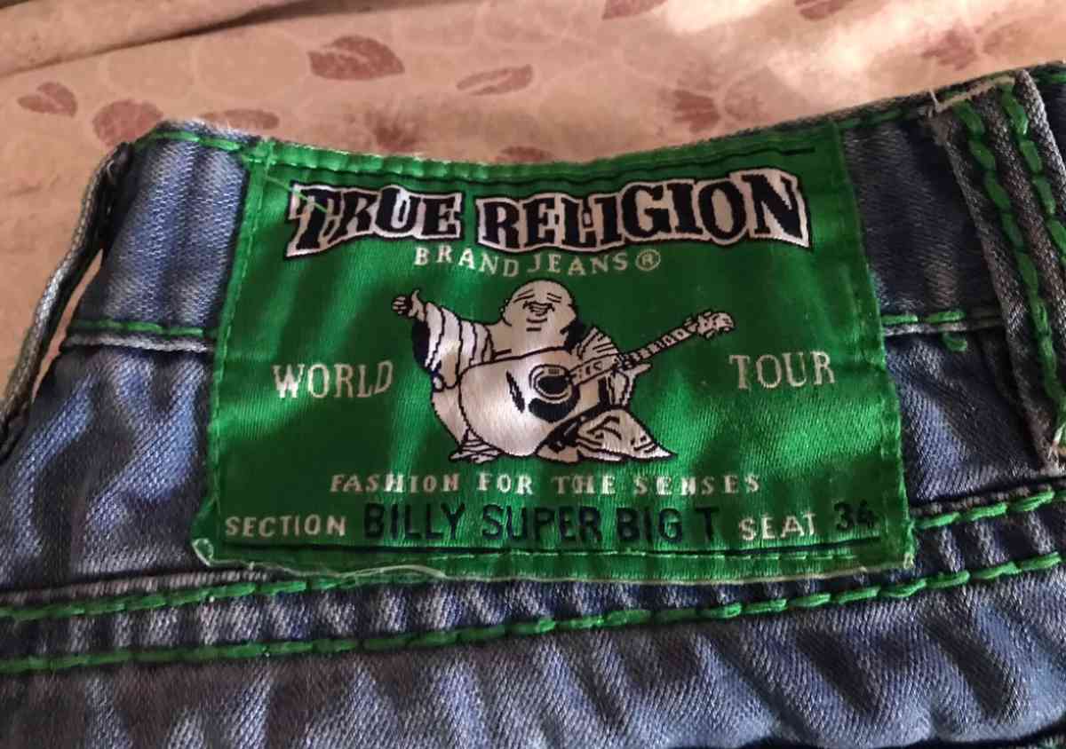 true religion man world tour size 33 - Adelanto, California - FleaMarketBay