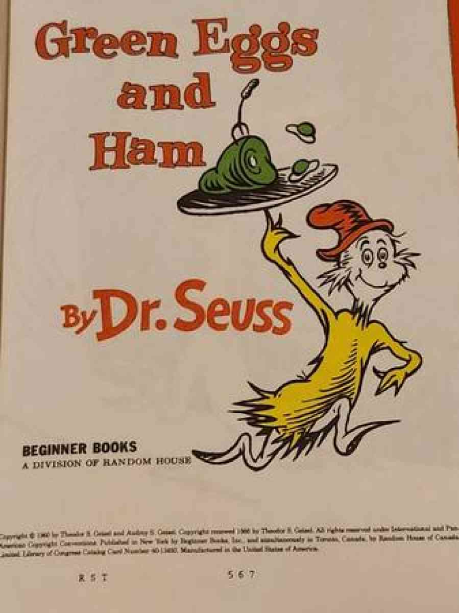 Vintage Dr Seuss five books - Clinton, Massachusetts - FleaMarketBay
