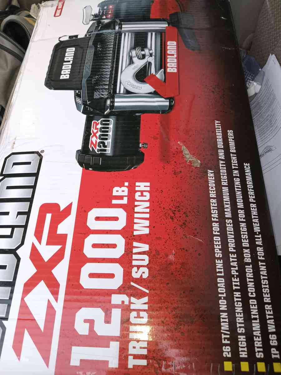 Badlands 12000 lb winch - Pahrump, Nevada - FleaMarketBay